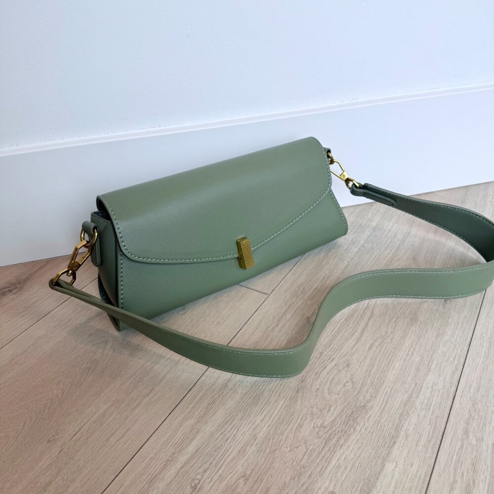 NEW! Rachel Zoe Sage Green Crossbody Bag - Picture 6 of 7